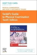Cover: Physical Examination and Health Assessment Online for Seidel's Guide to Physical Examination (Access Card) - Elsevier