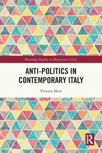 Abbildung von: Anti-politics in Contemporary Italy - Routledge
