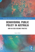 Cover: Behavioural Public Policy in Australia - Routledge