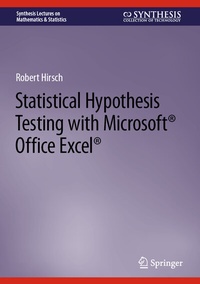 Enlarge image Cover: Statistical Hypothesis Testing with Microsoft ® Office Excel ® - Springer
