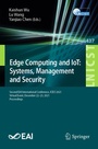 Cover: Edge Computing and IoT: Systems, Management and Security - Springer