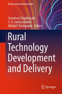 Enlarge image Cover: Rural Technology Development and Delivery - Springer
