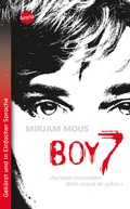 Cover: Boy 7. Vertraue niemandem. Nicht einmal dir selbst. - Arena