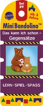 Cover: Mini Bandolino Set 89. Das kann ich schon - Gegens&auml;tze - Arena