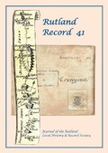 Cover: Rutland Record 41 (2021) 2021: 41 - Rutland Local History and Record Society