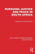 Cover: Pursuing Justice and Peace in South Africa - Routledge