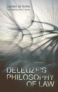 Cover: Deleuze's Philosophy of Law - Edinburgh University Press