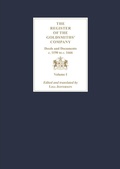 Cover: The Register of the Goldsmiths' Company: Deeds and Documents, c. 1190 to c. 1666 - De Gruyter