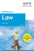 Cover: Getting into Law - Trotman Education