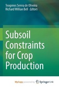 Cover: Subsoil Constraints for Crop Production - Springer