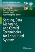 Cover: Sensing, Data Managing, and Control Technologies for Agricultural Systems - Springer