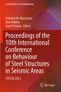 Cover: Proceedings of the 10th International Conference on Behaviour of Steel Structures in Seismic Areas - Springer