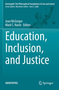 Enlarge image Cover: Education, Inclusion, and Justice - Springer