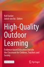 Cover: High-Quality Outdoor Learning - Springer
