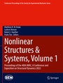 Cover: Nonlinear Structures & Systems, Volume 1 - Springer