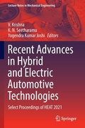 Cover: Recent Advances in Hybrid and Electric Automotive Technologies - Springer