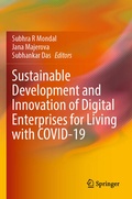 Cover: Sustainable Development and Innovation of Digital Enterprises for Living with COVID-19 - Springer