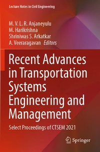 Enlarge image Cover: Recent Advances in Transportation Systems Engineering and Management - Springer