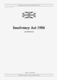 Abbildung von: Insolvency Act 1986 (c. 45) - GRANGIS LLC