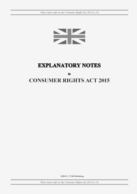 Abbildung von: Explanatory Notes to Consumer Rights Act 2015 - GRANGIS LLC