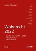 Cover: Wohnrecht 2022 - Manz
