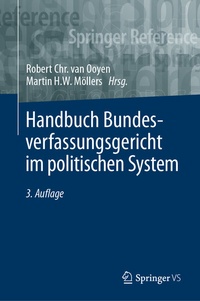 Abbildung von: Handbuch Bundesverfassungsgericht im politischen System - Springer VS