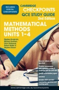 Cover: Cambridge Checkpoints QCE Mathematical Methods Units 1-4 Digital Code - Cambridge University Press