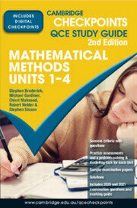 Enlarge image Cover: Cambridge Checkpoints QCE Mathematical Methods Units 1-4 Digital Code - Cambridge University Press