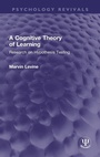 Cover: A Cognitive Theory of Learning - Routledge