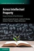 Cover: Across Intellectual Property - Cambridge University Press
