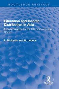 Abbildung von: Education and Income Distribution in Asia - Routledge