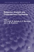 Bild: Behaviour Analysis and Contemporary Psychology - Routledge