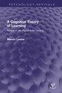 Cover: A Cognitive Theory of Learning - Routledge
