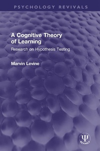 Abbildung von: A Cognitive Theory of Learning - Routledge