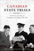 Cover: Canadian State Trials, Volume V - University of Toronto Press