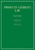 Cover: Products Liability Law - West Academic Press