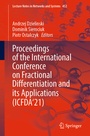 Cover: Proceedings of the International Conference on Fractional Differentiation and its Applications (ICFDA'21) - Springer