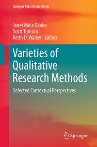 Enlarge image Cover: Varieties of Qualitative Research Methods - Springer