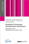 Abbildung von: Qualitative Forschung mit Menschen mit Demenz - Beltz Juventa