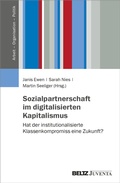 Cover: Sozialpartnerschaft im digitalisierten Kapitalismus - Juventa Verlag ein Imprint der Beltz Verlagsgruppe GmbH & Co. KG