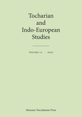 Cover: Tocharian and Indo-European Studies 21 - Museum Tusculanum Press