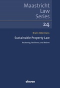 Cover: Sustainable Property Law - Eleven International Publishing
