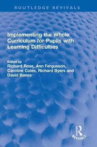 Enlarge image Cover: Implementing the Whole Curriculum for Pupils with Learning Difficulties - Routledge