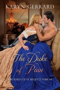 Cover: The Duke of Pain (The Rakes of St. Regent's Park, #4) - Kg Publishing