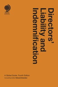 Abbildung von: Directors' Liability and Indemnification - Globe Law and Business Ltd