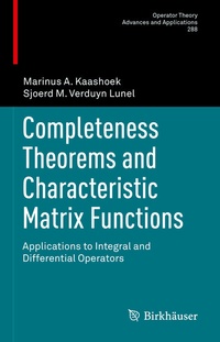 Abbildung von: Completeness Theorems and Characteristic Matrix Functions - Birkhäuser