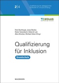 Cover: Qualifizierung f&uuml;r Inklusion - Waxmann