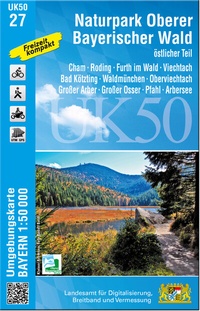 Abbildung von: UK50-27 Naturpark Oberer Bayerischer Wald - östlicher Teil - Landesamt für Digitalisierung, Breitband und Vermessung, Bayern