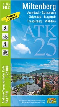Abbildung von: ATK25-F02 Miltenberg (Amtliche Topographische Karte 1:25000) - Landesamt für Digitalisierung, Breitband und Vermessung, Bayern