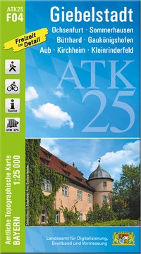Abbildung von: ATK25-F04 Giebelstadt (Amtliche Topographische Karte 1:25000) - Landesamt für Digitalisierung, Breitband und Vermessung, Bayern